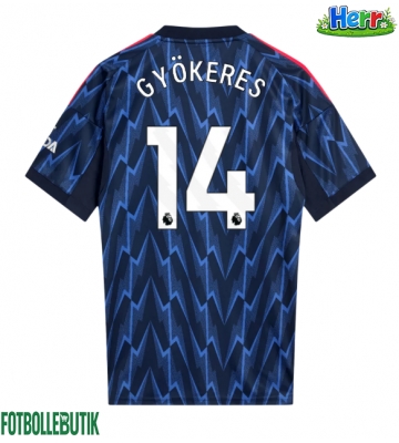 Arsenal Viktor Gyokeres #14 Bortatröja 2025-26 Kortärmad